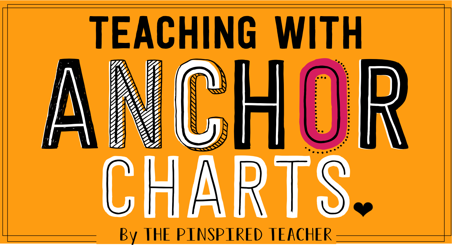 Anchor Charts Anchor Charts and More Anchor Charts by THe Pinspired Teacher