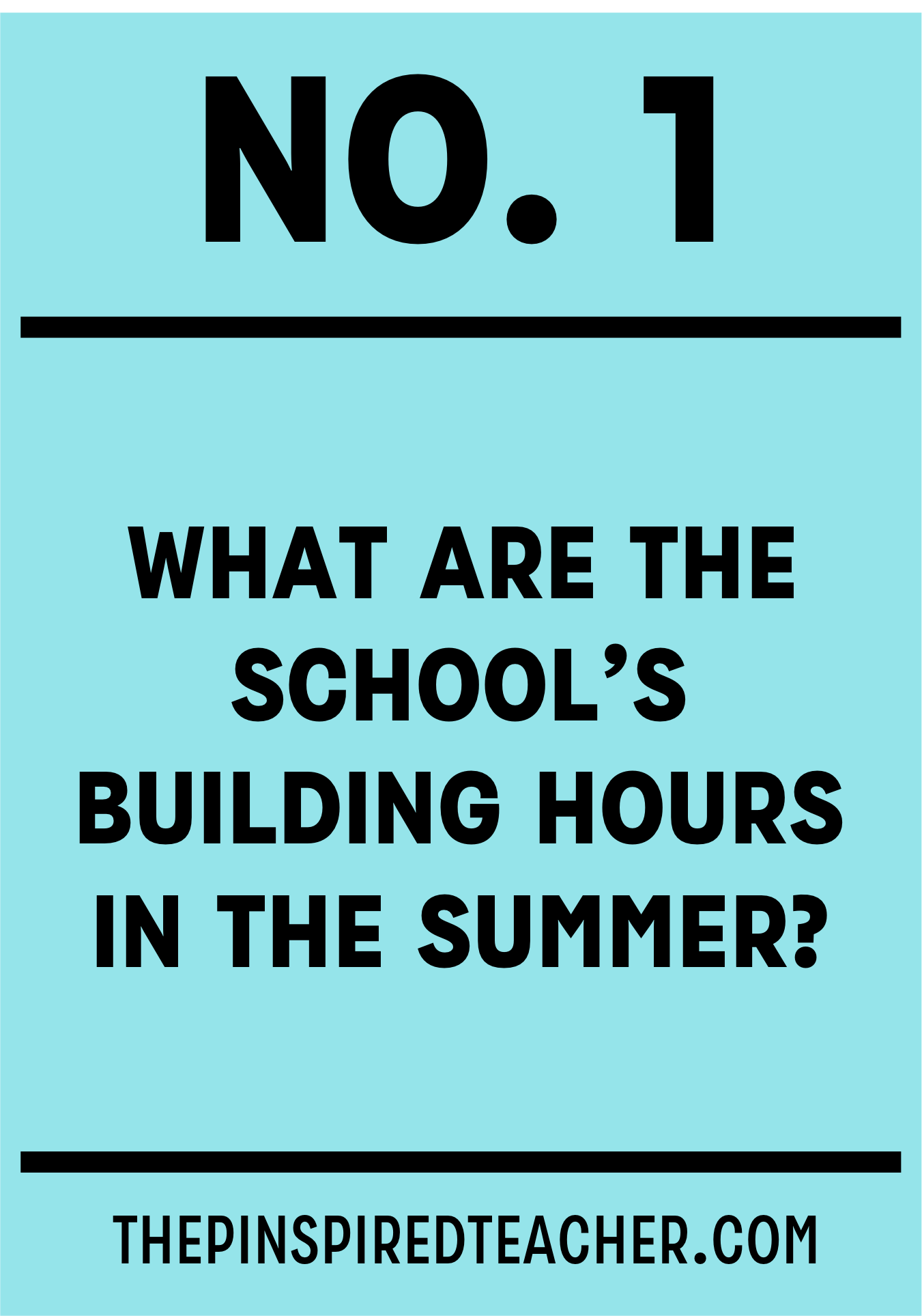 Questions Every Teacher Should Ask Their Custodians Before They Leave for Summer Break - Summer Pack Up Tips by The Pinspired Teacher