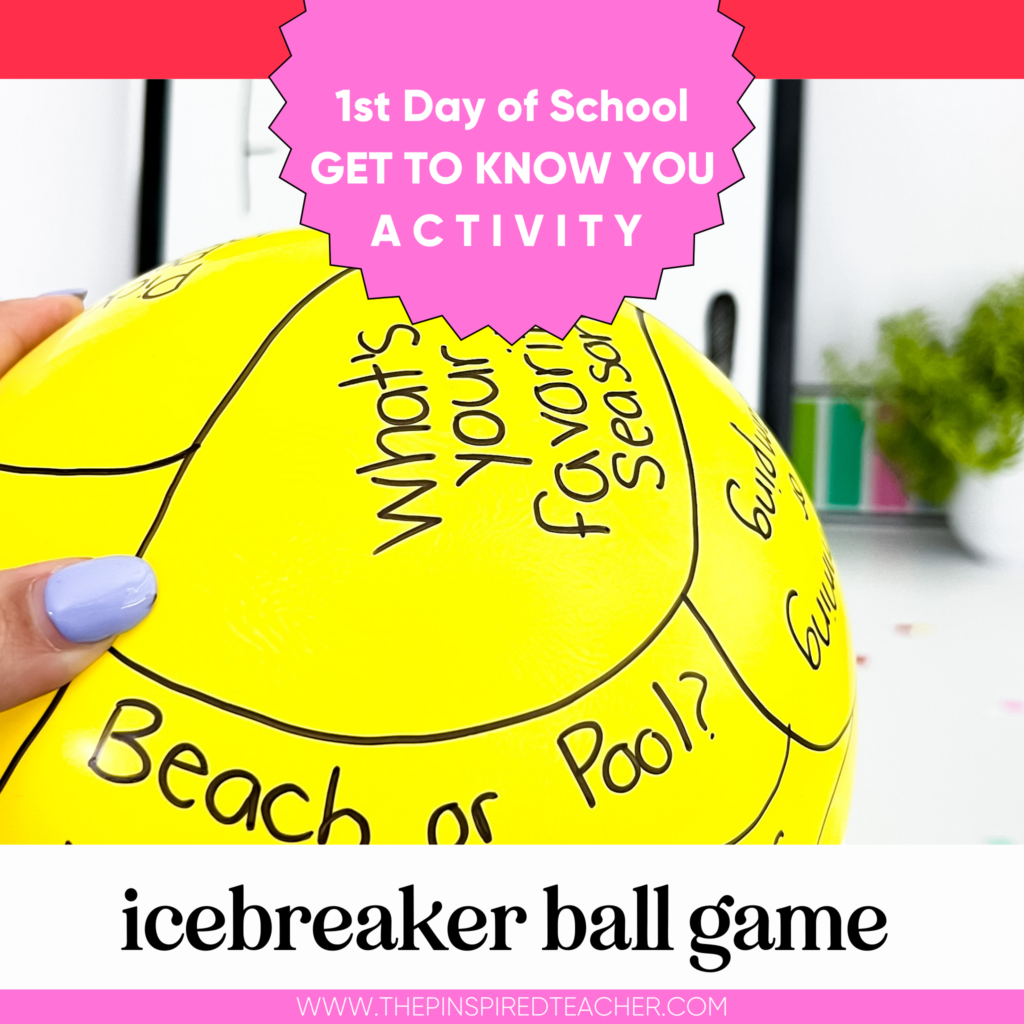 FIRST DAY OF SCHOOL ACTIVITIES FOR 2ND GRADE BY THE PINSPIRED TEACHER 4 