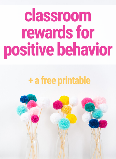 classroom rewards for positive behavior