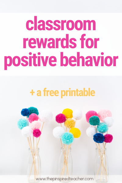 classroom rewards for positive behavior