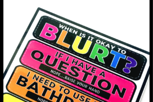 Create a blurt chart for an individual student who constantly blurts out. Use this to redirect them and set clear expectations for a well managed classroom. |The Pinspired Teacher | Classroom Management | behavior chart | PBIS