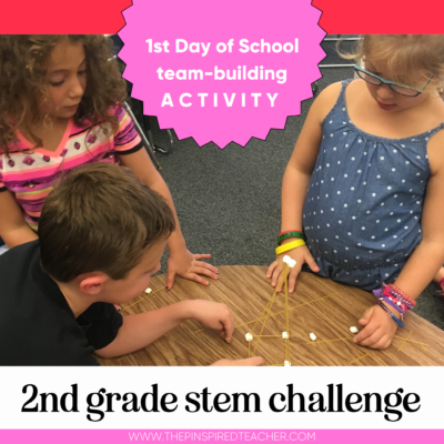 Fun First Day of School Activities for 2nd Grade | The Pinspired Teacher